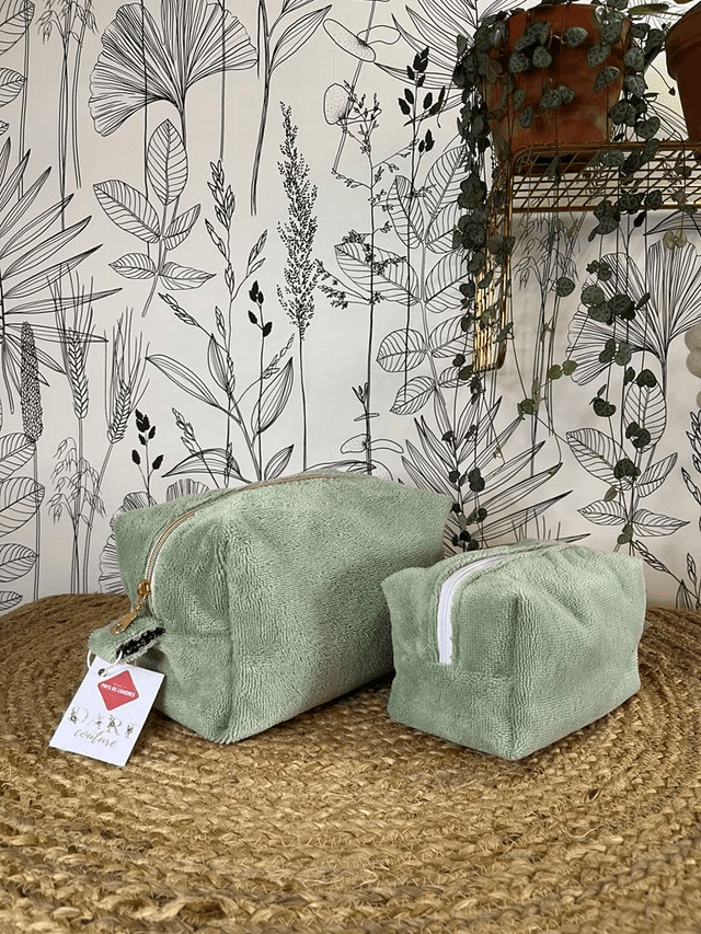 Trousse de toilette en tissu bambou