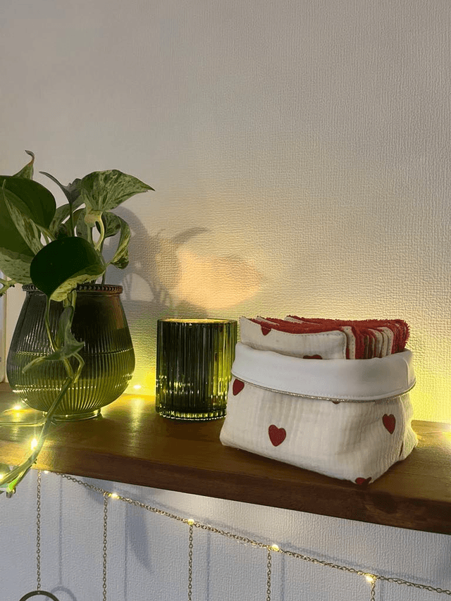 Lingettes réutilisable Bambou + panière