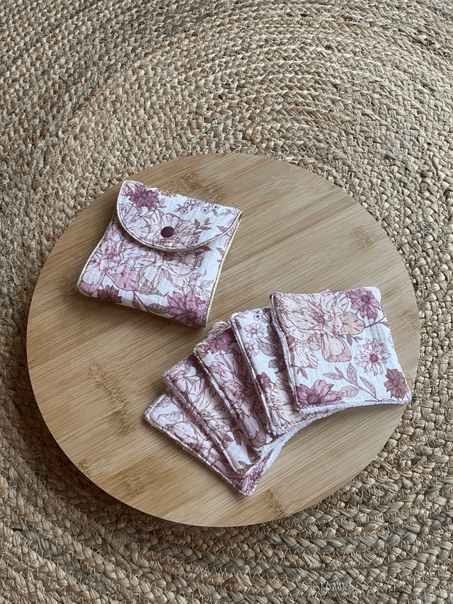 Lingettes réutilisable Bambou + pochette de transport