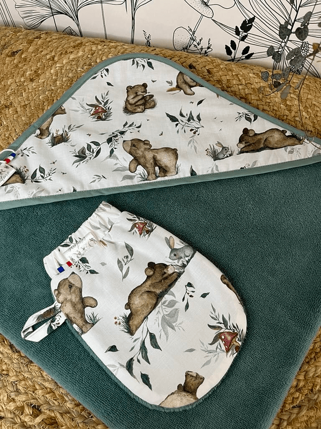 Cape de bain Bambou 80*80cm