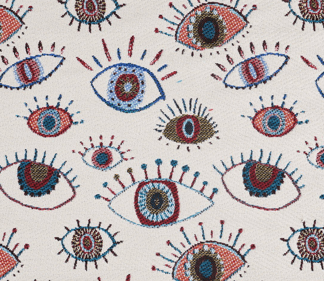 Trousse de toilette en tissu jacquard