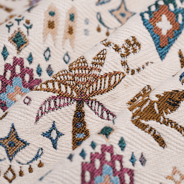 Sac banane avec tissu jacquard