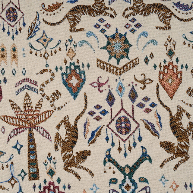 Trousse de toilette en tissu jacquard