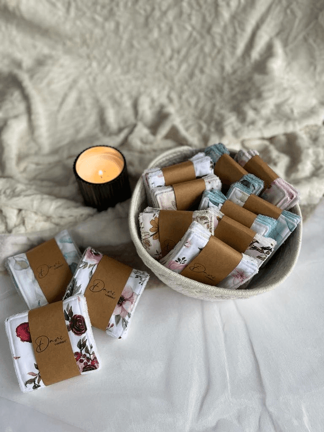 Lingettes réutilisables Bambou